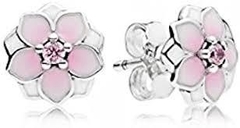 Aro Flor esmalte blanco y rosa - comprar online