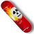 Imagem do Shape Maple ENJOI - Skull and Flames , Red- 8.25''