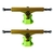 TRUCK Super Skate 139 MM - Dourado c/ base amarelo limão e logo SS em Preto