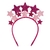 Tiara Estrela Glitter Pink - comprar online