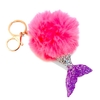 Chaveiro Pompom Pink Cauda Sereia