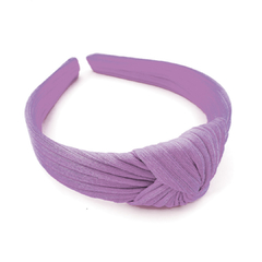 Tiara Turbante Nó Malha Lavanda - comprar online