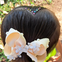 penteado infantil laço