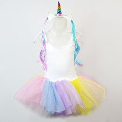 Fantasia Unicórnio com tiara - Menina de Laço - Maior loja de acessórios infantis há 15 anos colorindo e enfeitando meninas!
