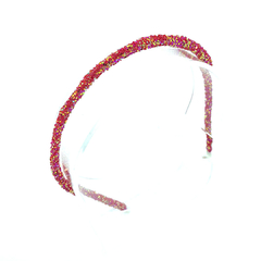 Tiara Slim Glitter Vermelho Colors