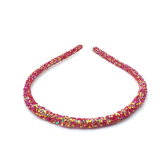 Tiara Slim Glitter Vermelho Colors - comprar online