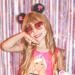 Tiara Barbie Fashion Pompom Preto - comprar online