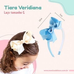 Tiara Veridiana Vermelho Glam - Menina de Laço - Maior loja de acessórios infantis há 15 anos colorindo e enfeitando meninas!