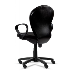 silla de oficina ergonómica color negro