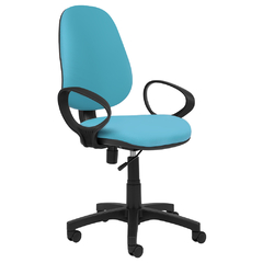 Silla de escritorio ergonómica color celeste tienda de sillas