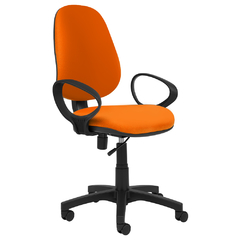 Silla de escritorio ergonómica color naranja tienda de sillas
