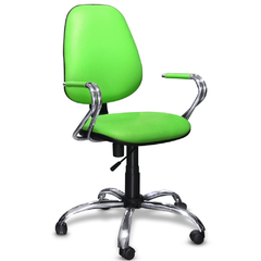 Silla de escritorio ergonómica color verde mazana