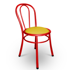 sillas reforzadas color rojo