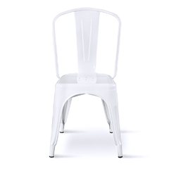 sillas apilables blancas