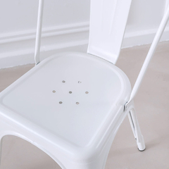 Silla Tolix blanca - Tienda de sillas