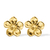 BRINCO MÉDIO FLOR - BANHADO A OURO 18K - comprar online