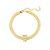 PULSEIRA MALHA MENINA - BANHADO A OURO 18K