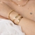 BRACELETE DUPLO LIVIA - BANHADO A OURO 18K - comprar online