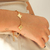 PULSEIRA TREVO GOLDEN - BANHADO A OURO 18K