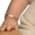 PULSEIRA INFANTIL PERSONALIZÁVEL - 12cm + 2,5cm - BANHADO A OURO 18K - comprar online