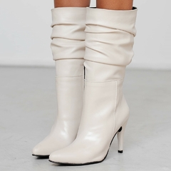 BOTINETA NUR OFF WHITE - LAS ROXY