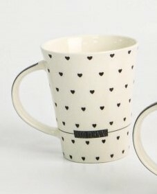 Jarro Mug - Blanco y Negro - 330 ml en internet