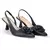 Scarpin Preto Slingback Camélia Salto Kitten Heel - comprar online