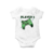 Body ou Camisetinha Infantil Player 3 Verde Avulso Branco