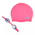 Set Antiparras Gorro Jet JR Speedo ~ Rosa (S30010022463)