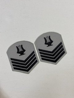 Insígnia de Braço Bordada Bege Segundo-Sargento (2SG) Marinha do Brasil - comprar online