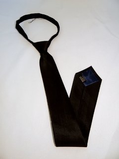 Gravata Vertical Masculina Preta Marinha do Brasil - comprar online