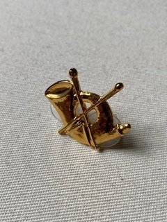 Imagem do Distintivo de Gola Dourado Suboficial (SO) Marinha do Brasil