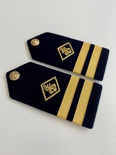Platina Capitão-Tenente (CT) Feltro Azul Marinha do Brasil