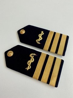 Platina Capitão de Fragata (CF) Feltro Azul Marinha do Brasil - comprar online