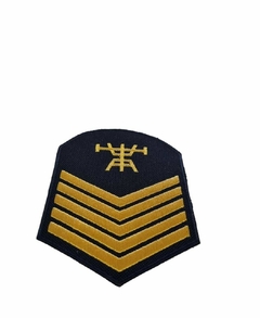 Insígnia de Braço Bordada Azul Primeiro-Sargento (1SG) Marinha do Brasil - comprar online