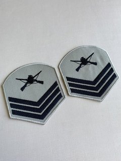 Insígnia de Braço Bordada Bege Terceiro-Sargento (3SG) Marinha do Brasil - comprar online