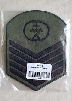 Insígnia de Braço Bordada Verde Musgo Primeiro-Sargento (1SG) Marinha do Brasil - comprar online