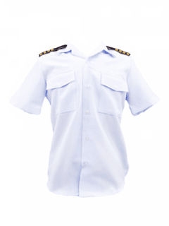Camisa Panamá Branca Masculina Marinha do Brasil