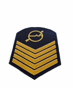 Insígnia de Braço Bordada Azul Primeiro-Sargento (1SG) Marinha do Brasil - comprar online