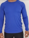 Camisa Masculina Manga Longa Azul Estelar