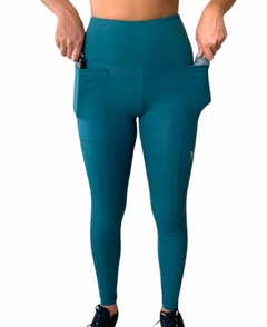 Legging | Tecido de Compressão Emana Verde Bosque - Evolution Sportswear