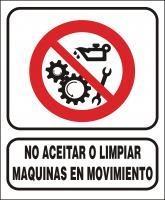 CARTEL ALTO IMPACTO 28 X 22 CM LINEA PROHIBICION 1013