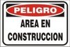 CARTEL ALTO IMPACTO 30 X 40 CM LINEA PELIGRO en internet