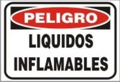 Imagen de CARTEL ALTO IMPACTO 30 X 40 CM LINEA PELIGRO