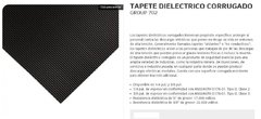 METRO ALFOMBRA DIELECTRICA Clase 2 espesor 1/4 ( 90cm ancho )