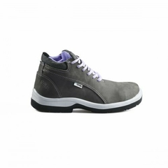 OMBU BOTIN GEMA GRIS CUERO NOBUK PUNTERA COMPOSITE - comprar online