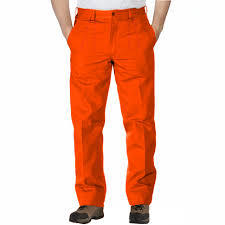 PANTALON DE TRABAJO NARANJA