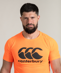 REMERA TRAINING CANTERBURY TEE NARANJA - tienda online