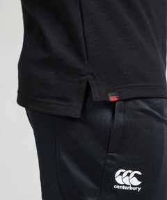 CHOMBA POLO PIQUE CANTERBURY NEGRO - In Goal Tienda