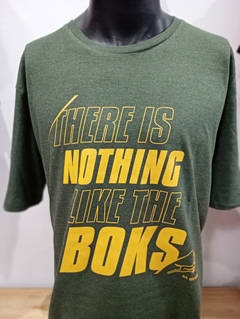 REMERA ALGODON OTAGO SPRINGBOKS VERDE MILITAR